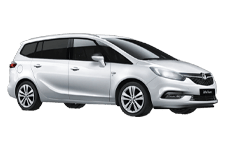 Car Hire Bearsden - Vauxhall Zafira 5 + 2 - Minibus hire Bearsden